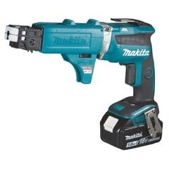 Аккумуляторная отвертка Makita DFS452TJX2, 18 V / 2 x 5,0 Ah Li-ion, 4.000 min-1, 25-55mm цена и информация | Шуруповерты, дрели | pigu.lt