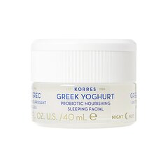 Maitinamasis naktinis odos kremas Korres Probiotic Nourishing Sleeping Facial, 40 ml kaina ir informacija | Veido kremai | pigu.lt