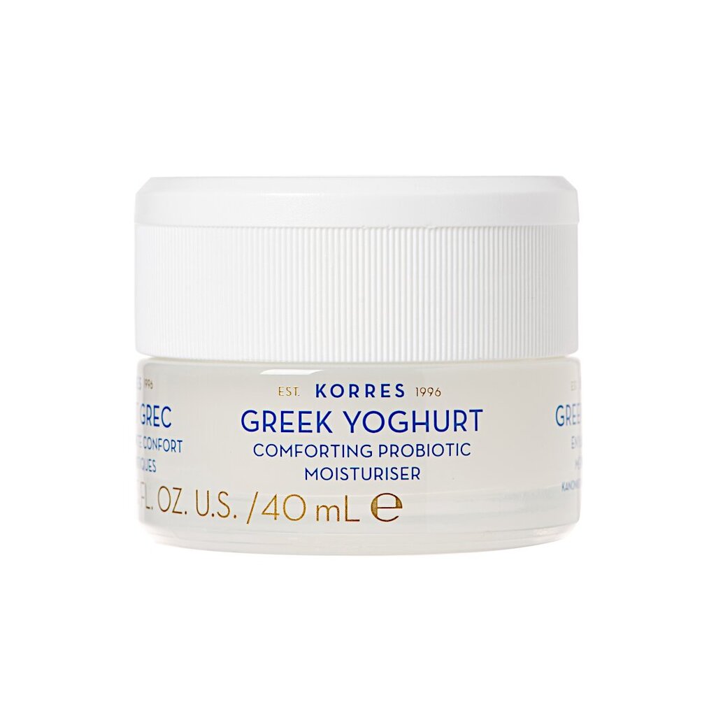 Drėkinamasis veido kremas Korres Comfort ing Probiotic Moisturiser, 40 ml kaina ir informacija | Veido kremai | pigu.lt