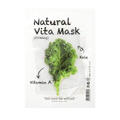 Stangrinamoji lakštinė veido kaukė su kopūstų ekstraktu TCFS Natural Vita, 23 ml kaina ir informacija | Veido kaukės, paakių kaukės | pigu.lt