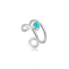 Серебряное украшение для ушей Ania Haie Tidal Turquoise 901028193 цена и информация | Серьги | pigu.lt