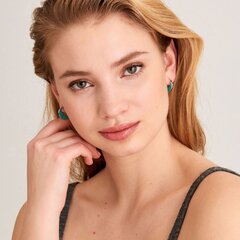 Серебряные серьги Ania Haie Tidal Turquoise Crescent 901028203 цена и информация | Серьги | pigu.lt