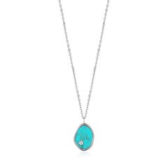 Серебряная цепочка Ania Haie Tidal Turquoise 901028205 цена и информация | Женское колье | pigu.lt