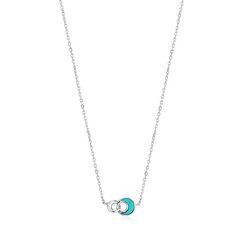 Серебряная цепочка Ania Haie Tidal Turquoise Crescent Link 901028209 цена и информация | Украшения на шею | pigu.lt