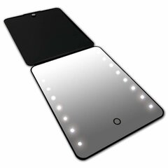 Makiažo veidrodis su stilingu I-Pad dizainu ir 16x LED foniniu apšvietimu Gerard Brinard, 25 x 19 x 2 cm kaina ir informacija | Kosmetinės, veidrodėliai | pigu.lt