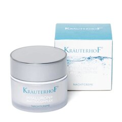 Naktinis kremas Kräuterhof Hyaluron Phytocomplex, 50 ml kaina ir informacija | Veido kremai | pigu.lt