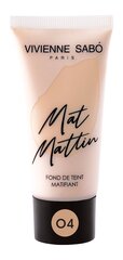 Vivienne Sabo Mattifying foundation Marifiant Mat Mattin тональный крем, 04 Medium цена и информация | Пудры, базы под макияж | pigu.lt