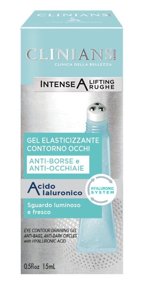 Paakių želė Clinians Intense A Lifting Rughe, 15 ml kaina ir informacija | Paakių kremai, serumai | pigu.lt