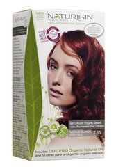 Plaukų dažai Naturigin Permament Hair Color Medium Blonde Deep Red 7.55, 1 vnt. kaina ir informacija | Plaukų dažai | pigu.lt