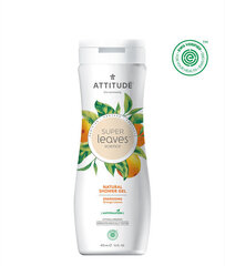 Энергизирующий гель для душа Attitude Super Leaves Energizing Shower Gel Orange Leaves, 473 мл цена и информация | Масла, гели для душа | pigu.lt