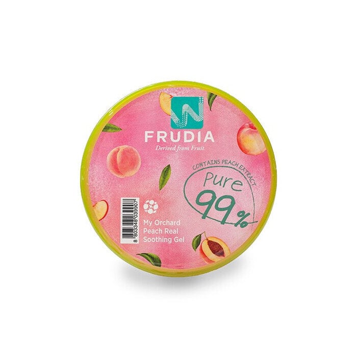 Raminamasis gelis su persikų ekstraktu Frudia My Orchard Peach Real Soothing Gel, 300 ml kaina ir informacija | Kūno kremai, losjonai | pigu.lt