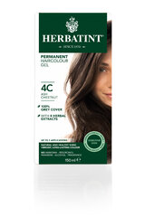 Краска для волос Herbatint пепельно-каштановая 4C цена и информация | Краска для волос | pigu.lt