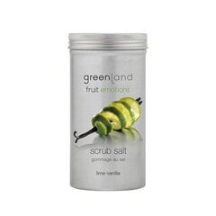 Druskos šveitiklis kūnui Greenland žalioji Lime Vanilla, 400 g kaina ir informacija | Kūno šveitikliai | pigu.lt