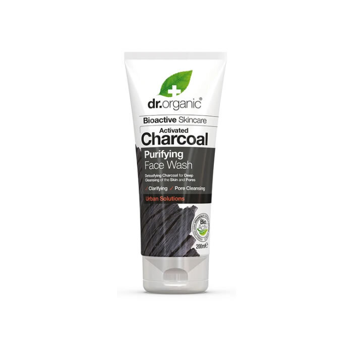 Prausiklis Dr. Organic Charcoal Face Wash, 200ml kaina ir informacija | Veido prausikliai, valikliai | pigu.lt