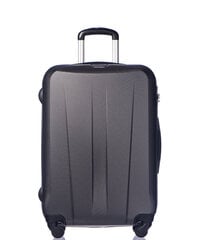 Дорожный чемодан Puccini® Paris Hard Shell размер L, серый цена и информация | Чемоданы, дорожные сумки  | pigu.lt