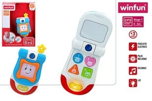 WinFun mobilusis telefonas su garso ir šviesos efektais kūdikiams kaina ir informacija | Žaislai kūdikiams | pigu.lt