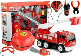 Комплект пожарного, 14 деталей цена и информация | Игрушки для мальчиков | pigu.lt