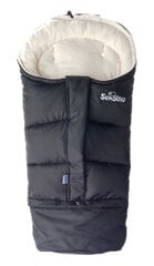 Sensillo теплый мешок на подкладке из флиса, Polar, черный/бежевый цена и информация | Аксессуары для колясок | pigu.lt
