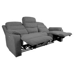 Диван-кресло MIMI 3-местный, 208x93xH102см, электрическое кресло, серый цена и информация | Диваны | pigu.lt