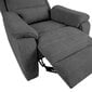 Fotelis MIMI, elektrinis fotelis, 92 x 93 x H 102 cm, pilkas kaina ir informacija | Svetainės foteliai | pigu.lt