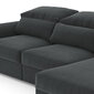 Kampinė sofa-lova TITO, tamsiai pilka цена и информация | Sofos | pigu.lt