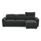 Kampinė sofa-lova TITO, tamsiai pilka kaina ir informacija | Sofos | pigu.lt