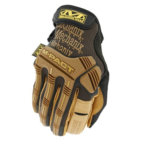 Mechanix pirštinės Durahide M-Pact Black / Tan 12 / XXL kaina ir informacija | Darbo pirštinės | pigu.lt