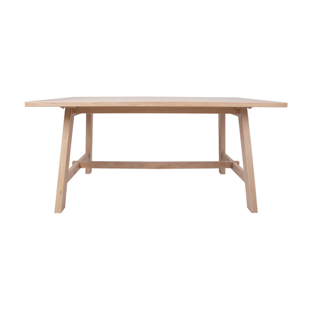 Valgomojo stalas Bergen 180 x 95 x H 75 cm, natūralaus ąžuolo lukštas цена и информация | Virtuvės ir valgomojo stalai, staliukai | pigu.lt