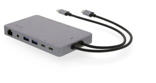 Док-станция LMP USB-C Display Dock 2 цена и информация | Адаптеры, USB-разветвители | pigu.lt