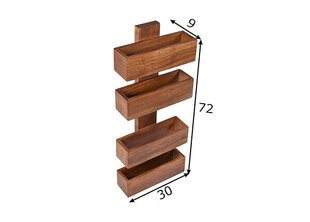 Настенная полка, манго цена и информация | Полки | pigu.lt