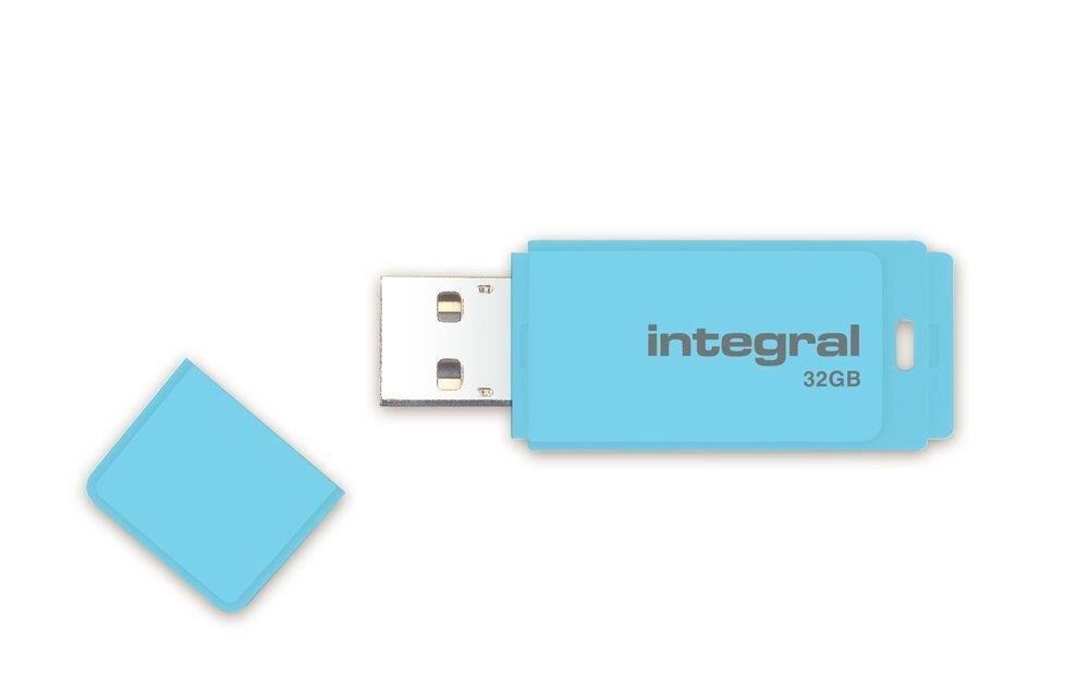 Atmintinė Integral USB 32GB PASTEL Blue Sky kaina ir informacija | USB laikmenos | pigu.lt