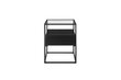 Naktinis staliukas Evora, juodas kaina ir informacija | Spintelės prie lovos | pigu.lt