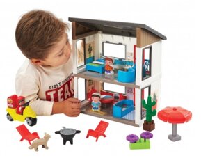Кукольный домик Ecoiffier Modern Villa Duplex House цена и информация | Игрушки для девочек | pigu.lt