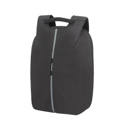 Samsonite Securipak nešiojamojo kompiuterio kuprinė 15,6", Juodas plienas kaina ir informacija | Krepšiai, kuprinės, dėklai kompiuteriams | pigu.lt