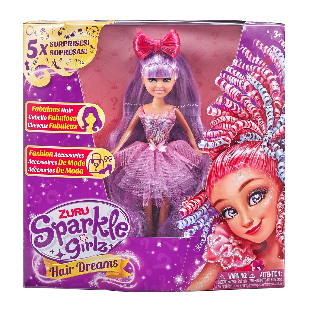 Lėlė Sparkle Girlz Hair Dreams 100313, 27 cm kaina ir informacija | Žaislai mergaitėms | pigu.lt