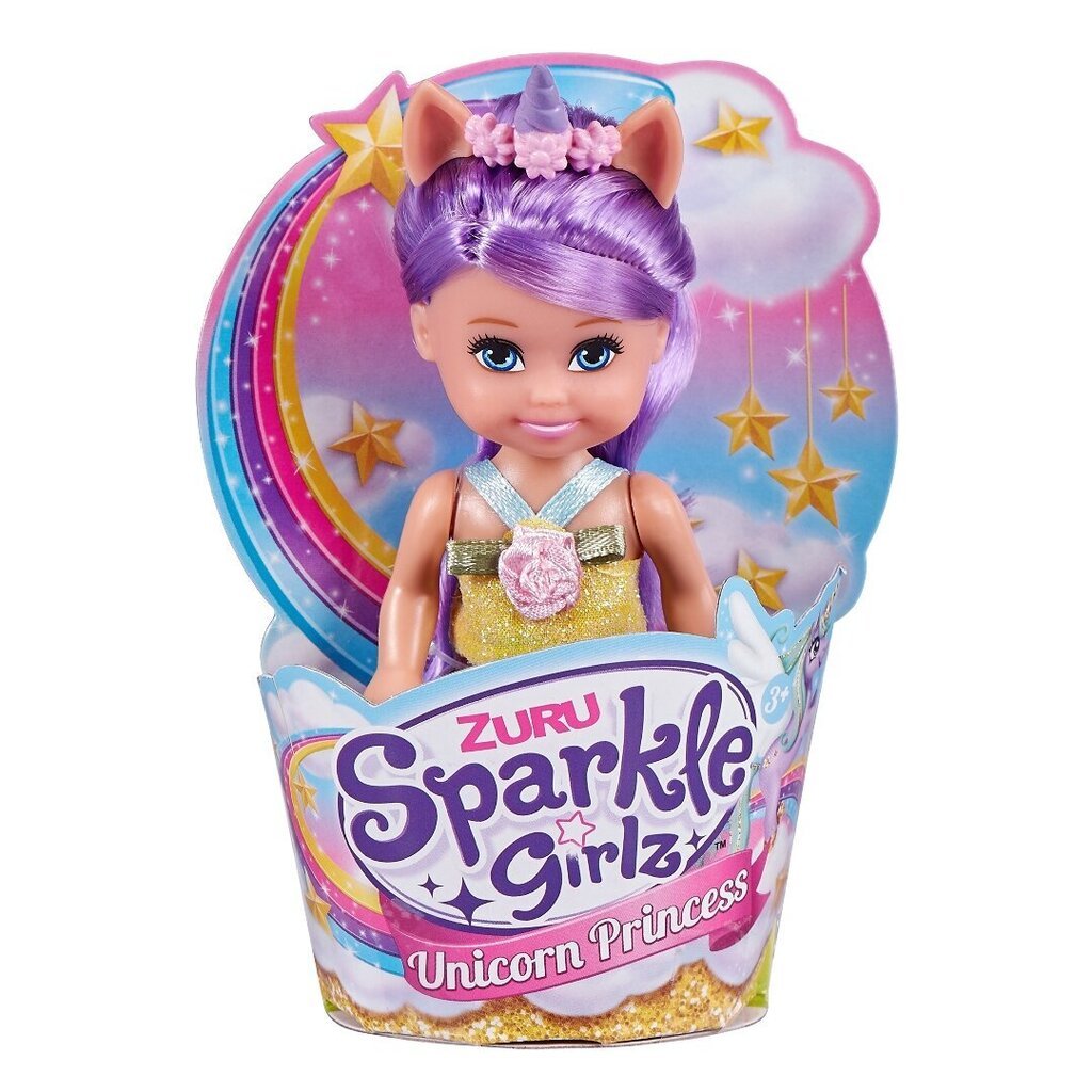 SPARKLE GIRLZ lėlė Princesė Vienaragis, 12 cm, įvairi, 10094TQ3 kaina ir informacija | Žaislai mergaitėms | pigu.lt