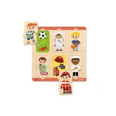 Деревянный пазл -Профессии цена и информация | Игрушки для малышей | pigu.lt