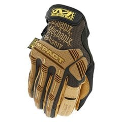 Перчатки Mechanic Durahide M-Pact  Black/Tan 10/L цена и информация | Рабочие перчатки | pigu.lt