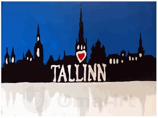 Piešimo rinkinys Tallinas 7, 15x20 kaina ir informacija | Tapyba pagal skaičius | pigu.lt