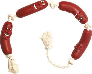 Игрушка для собак Колбаса на веревке Flamingo цена и информация | Игрушки для собак | pigu.lt