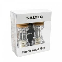 Измельчители Salter 7607 WDXR Beech Wood Mills Twin цена и информация | Емкости для специй, измельчители | pigu.lt