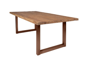 Valgomojo stalas Tische, 200x100 cm, rudas kaina ir informacija | Virtuvės ir valgomojo stalai, staliukai | pigu.lt
