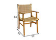 Kėdė SIT 02465-01, ruda kaina ir informacija | Virtuvės ir valgomojo kėdės | pigu.lt