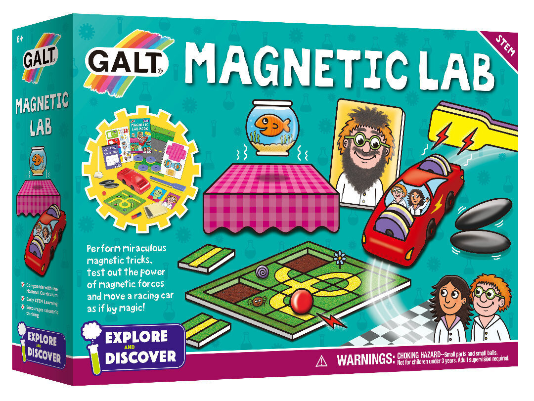 Magnetinė laboratorija kaina ir informacija | Lavinamieji žaislai | pigu.lt