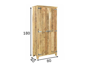 Шкаф для одежды Frigo, дерево манго цена и информация | Шкафы | pigu.lt