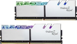 Модуль памяти G.Skill Trident Z Royal F4-4400C19D-32GTRS 32 ГБ 2 x 16 ГБ DDR4 4400 МГц цена и информация | Оперативная память (RAM) | pigu.lt