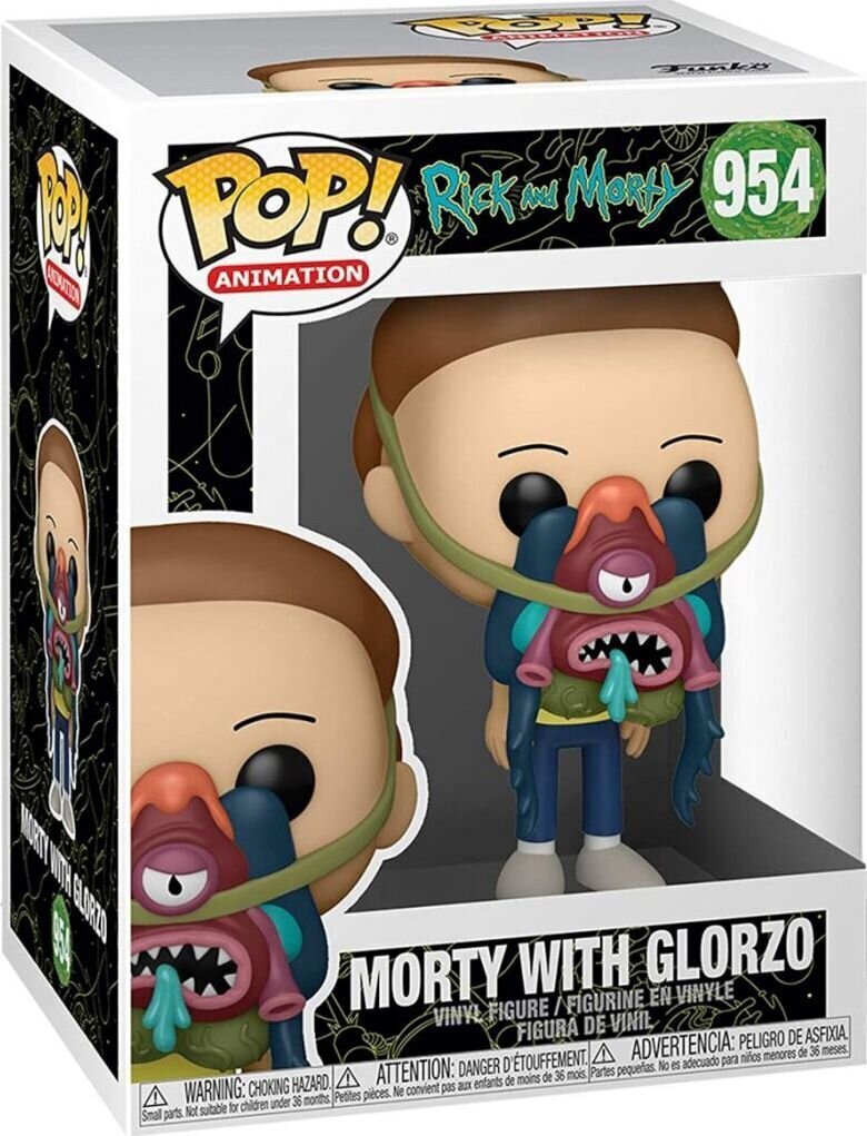 Funko POP Rick and Morty - Morty with Glorzo цена и информация | Žaidėjų atributika | pigu.lt
