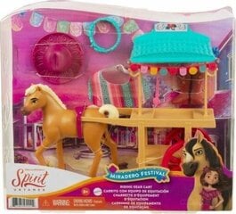 Mattel „Spirit Festival Stall“ žaidimų rinkinys, arkliukas su prekystaliu kaina ir informacija | Lavinamieji žaislai | pigu.lt