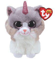 Pliušinė katė TY Beanie Boos Asher, 15 cm kaina ir informacija | Minkšti (pliušiniai) žaislai | pigu.lt