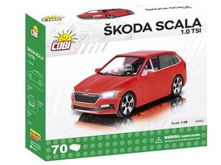 COBI - Конструктор Škoda Scala 1.0 TSI, 1/35, 24582 цена и информация | Конструкторы и кубики | pigu.lt